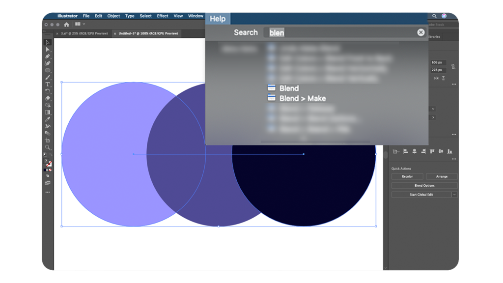 Adobe Illustrator Tab